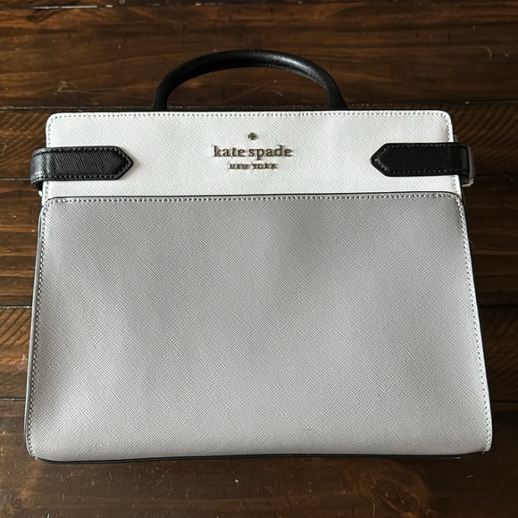 NWT Kate Spade New York Staci Medium Saffiano Leather Satchel - Picture 4 of 9